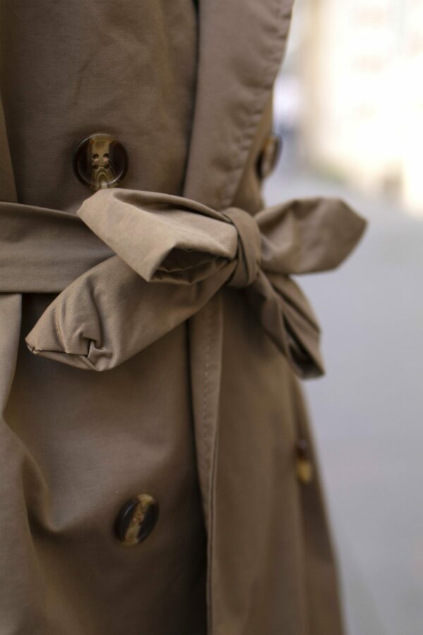 Absolème trench pour femme vert kaki