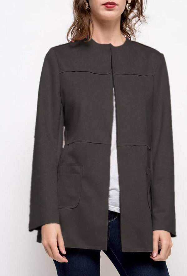Absolème veste suédine noire tendance