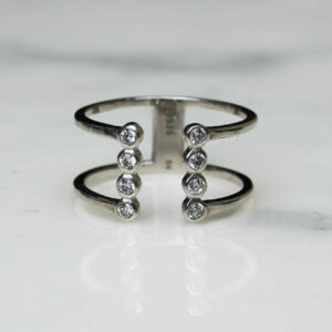 Absolème bague Riviera Argent 925 et Zirconiums