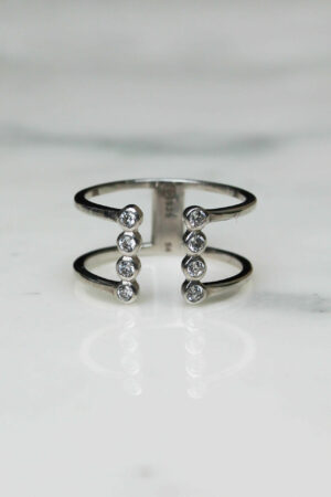 Absolème bague Riviera Argent 925 et Zirconiums