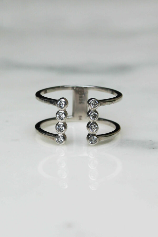Absolème bague Riviera Argent 925 et Zirconiums