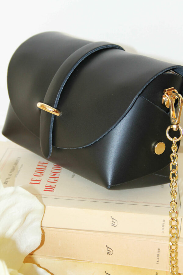 Absolème micro-sac à main cuir noir