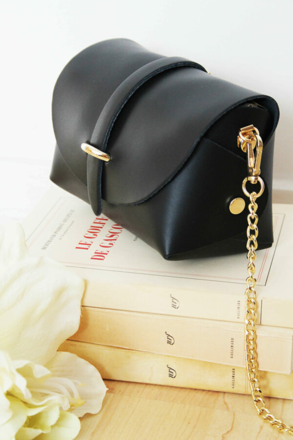 Absolème micro-sac à main cuir noir