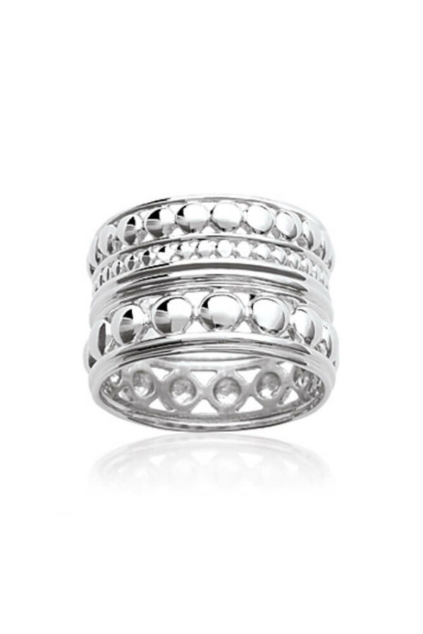 Bague large ethnique Argent 925