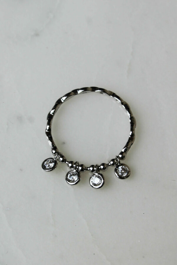 Bague fine pampilles Argent 925