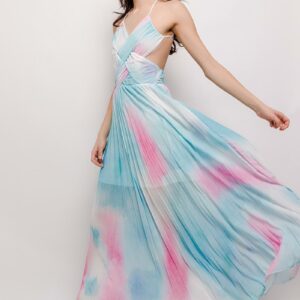 Absolème robe longue tie and dye dos nu