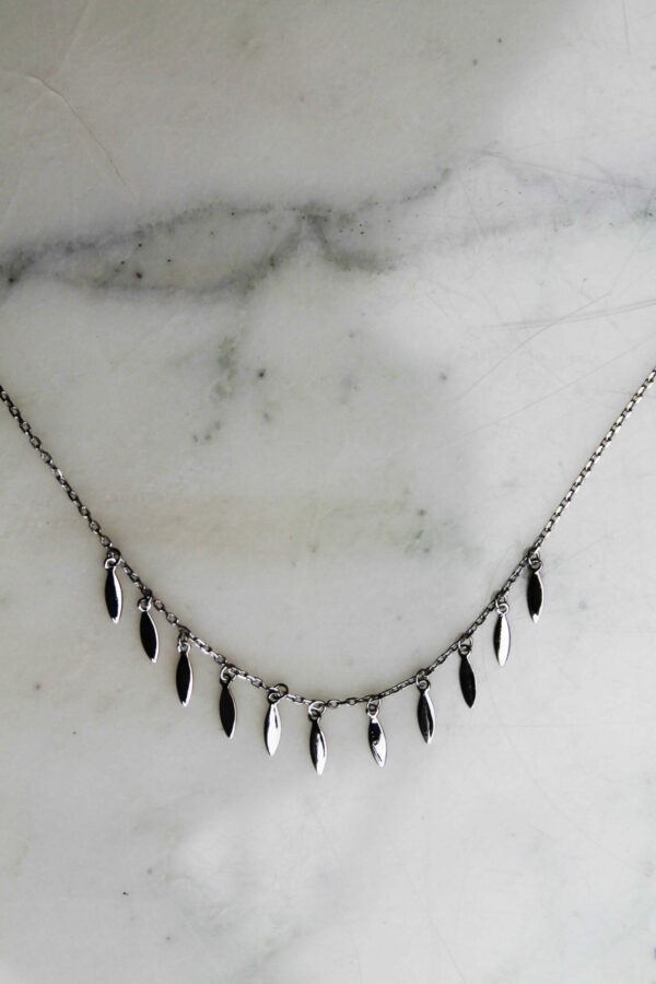 Collier fin à accumuler en argent 925