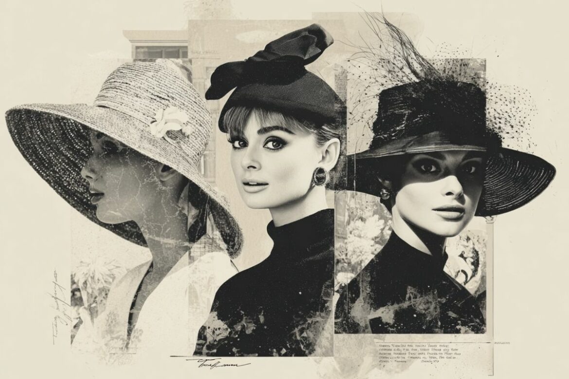 chapeaux icônes de mode