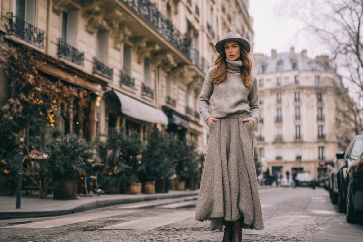 porter le style bohème chic hiver