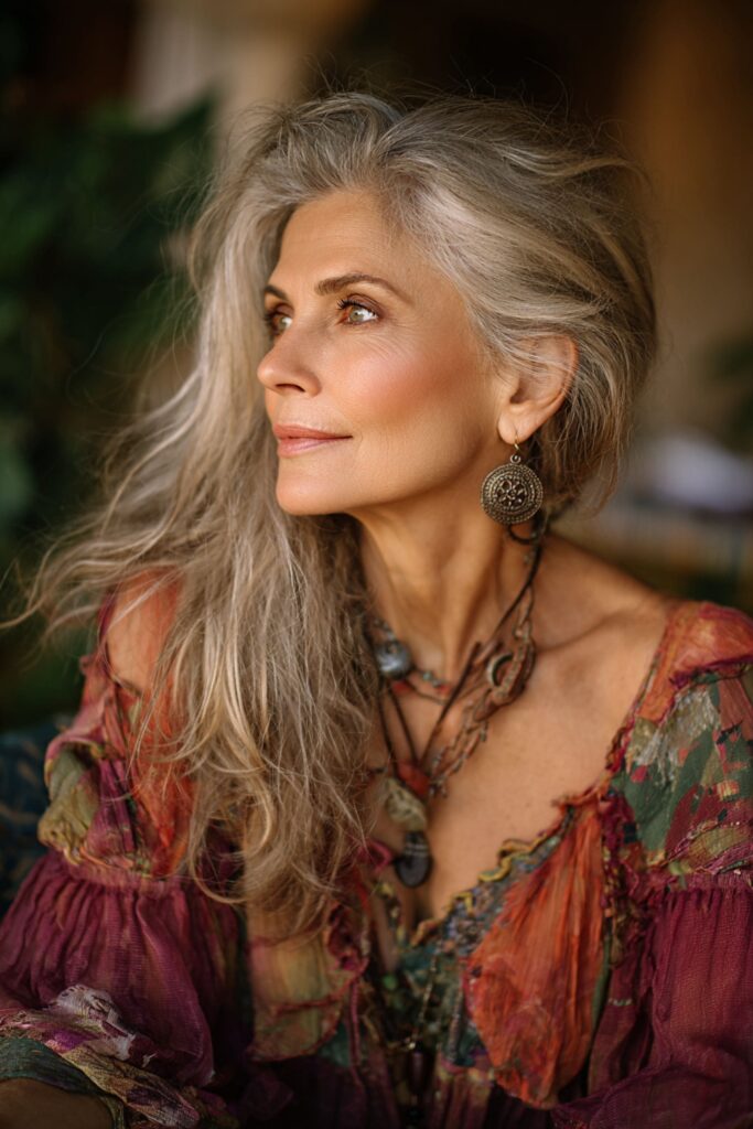 adopter le look bohème chic quand on a 60 ans