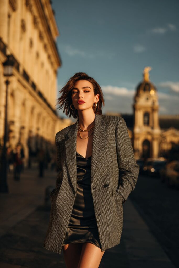 look boyfriend blazer oversize