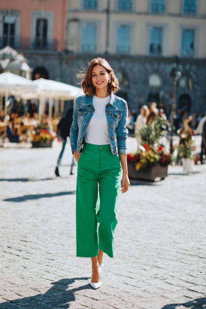inspiration look pantalon large petite taille