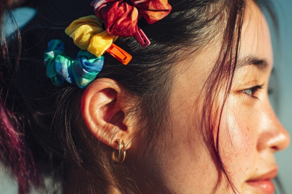 porter des barrettes années 90