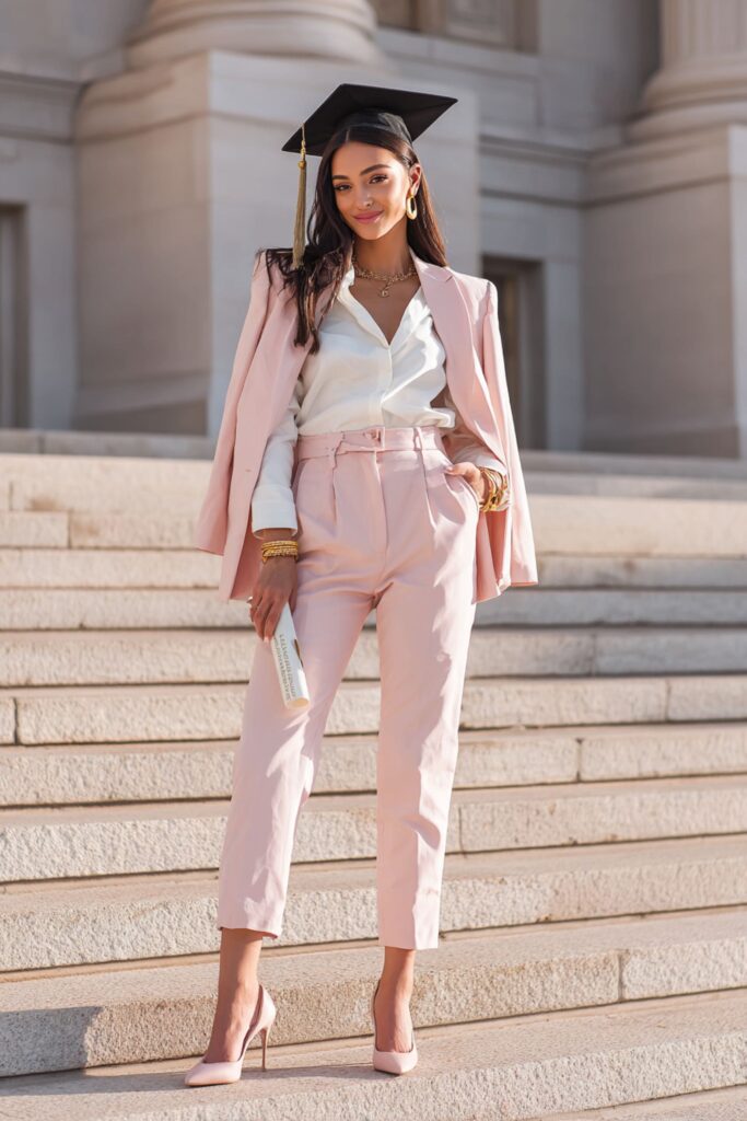 tenue remise de diplôme femme