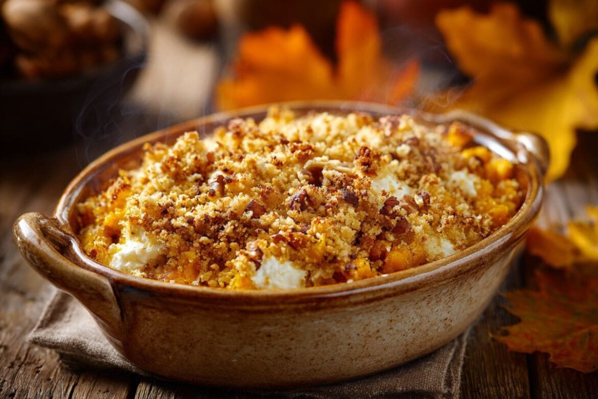 Crumble butternut chèvre