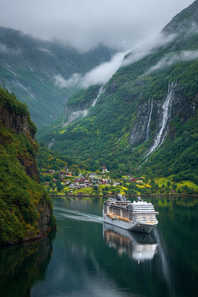 croisière Msc dans les fjords en Norvège