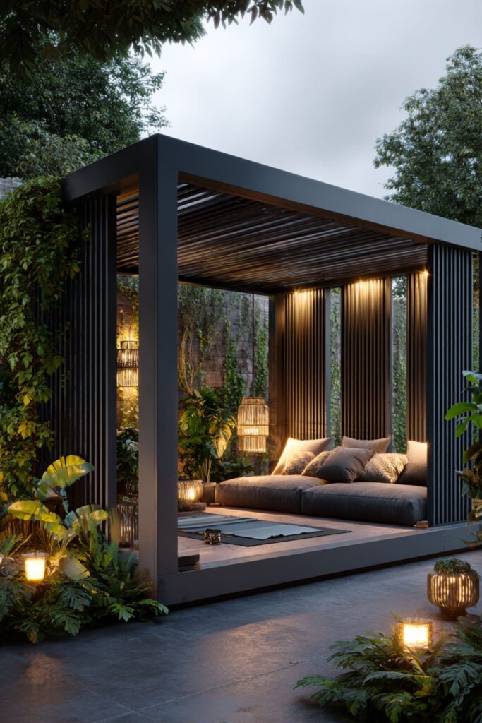 pergola en aluminium