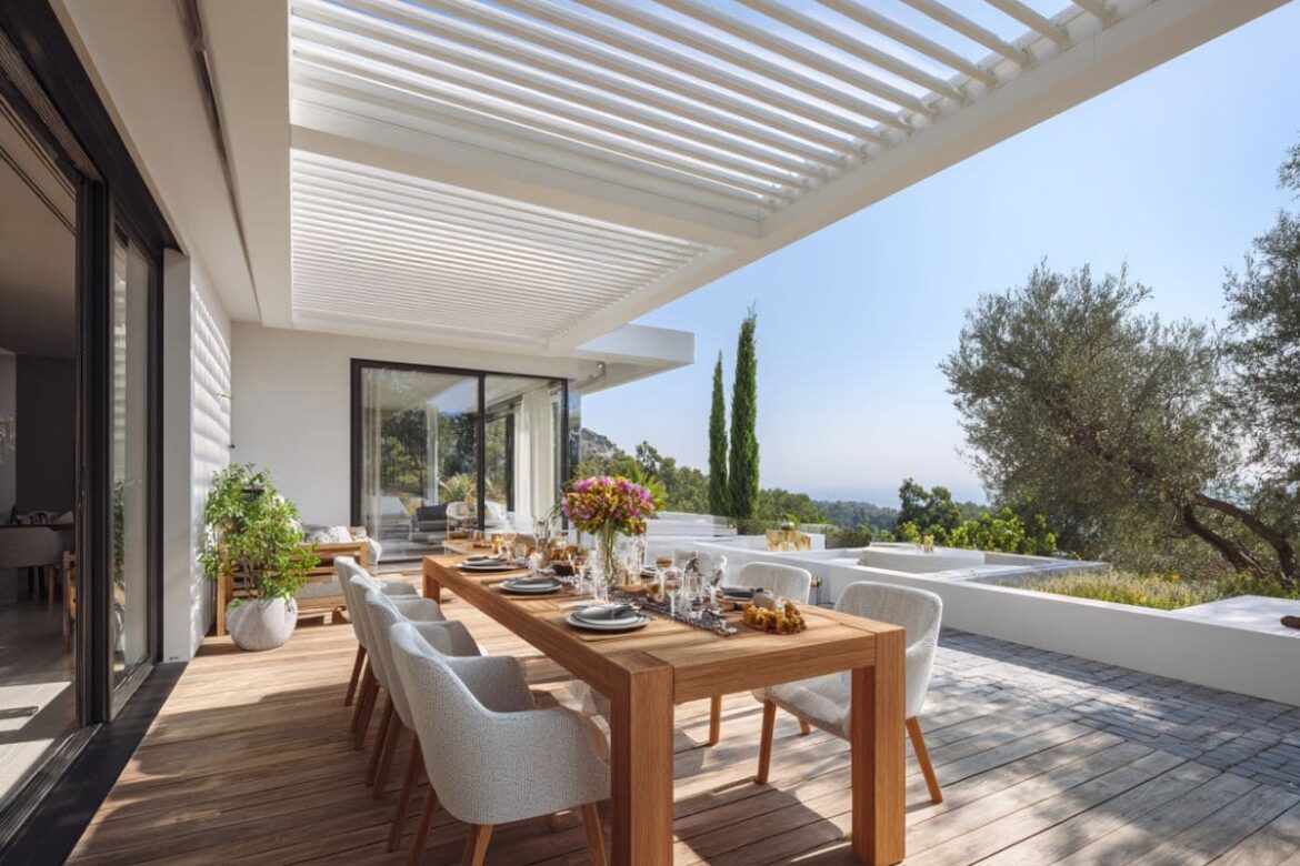 pergola terrasse extérieure