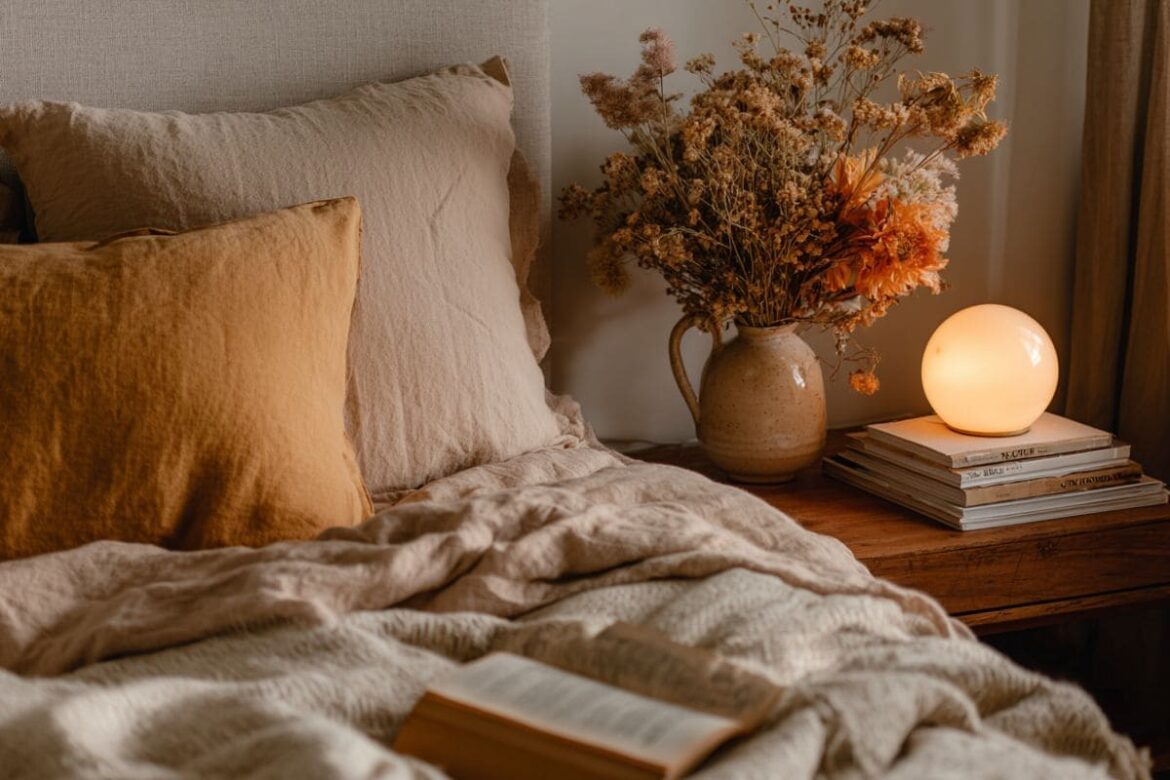 déco chambre couvre-lit