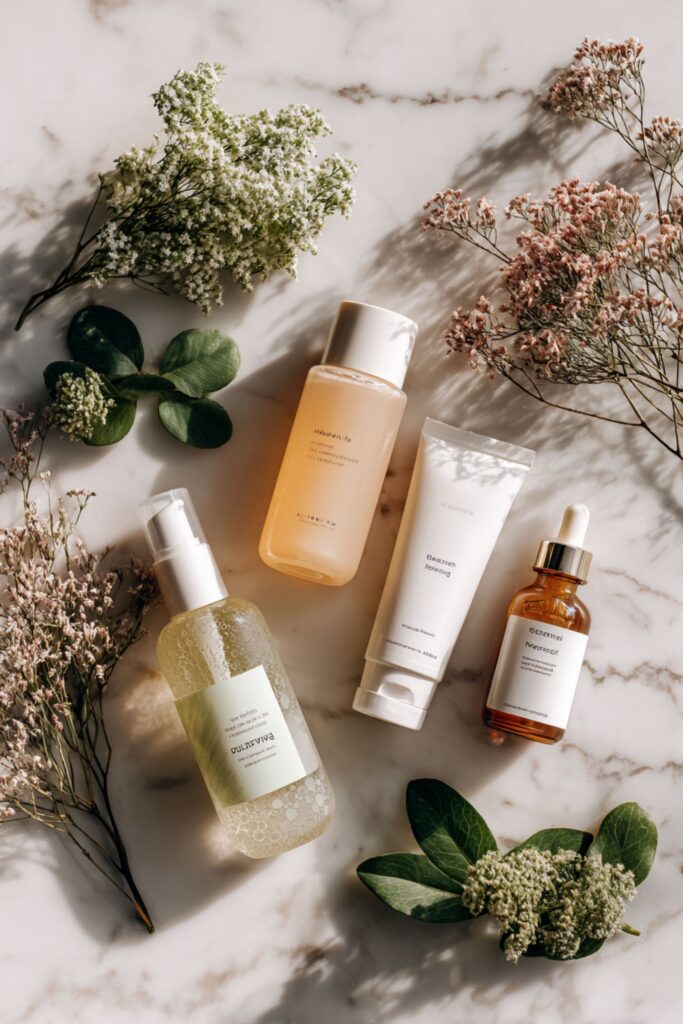 peau mixte routine de soin