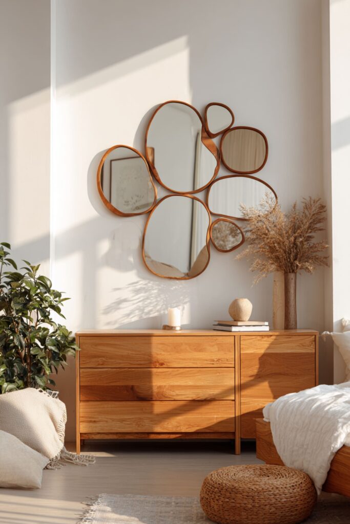 agrandir l'espace avec des miroirs déco