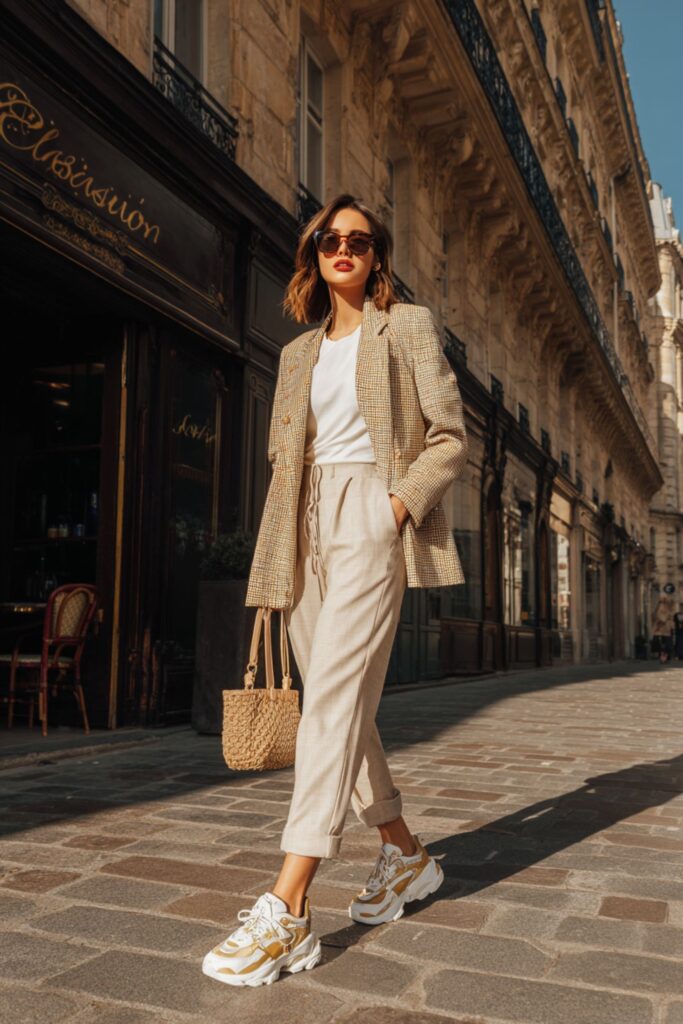 inspiration look baskets au bureau