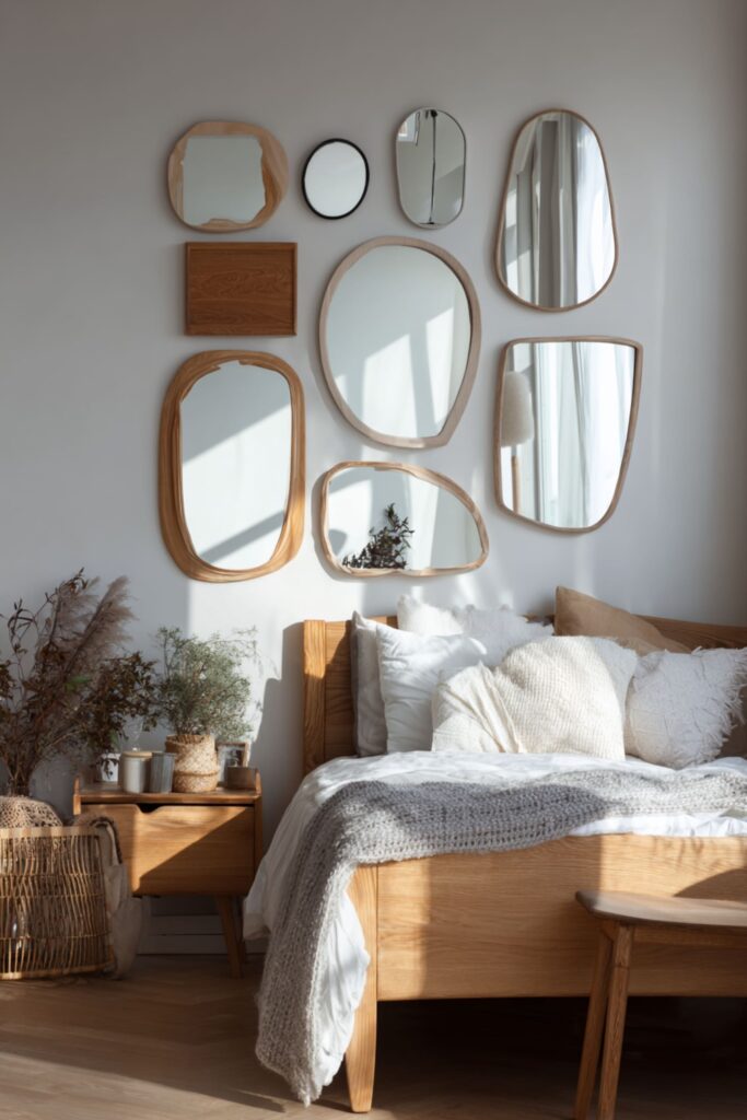 miroirs déco chambre à coucher