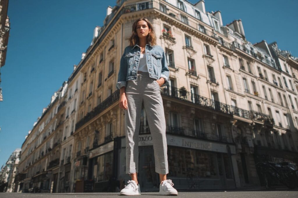 porter la veste en jean