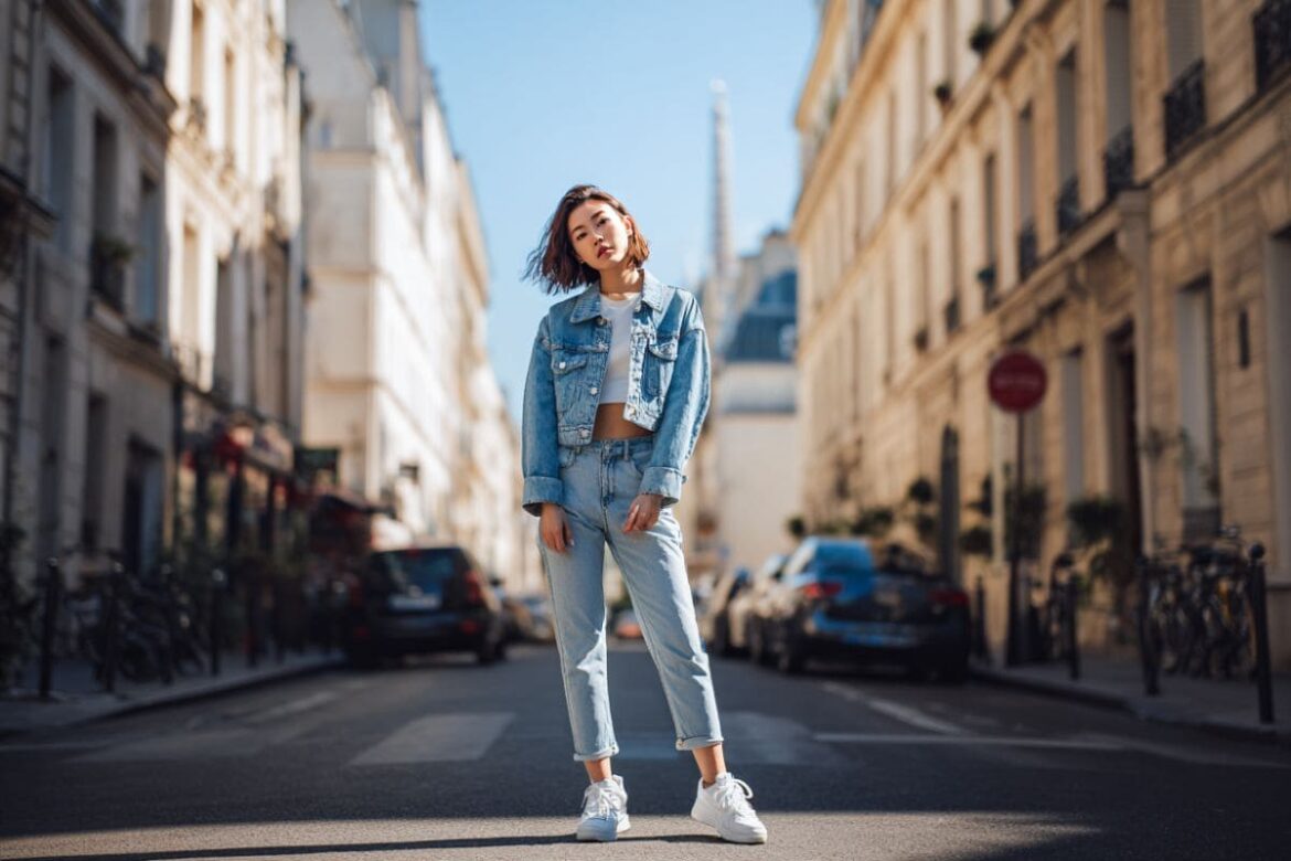 porter la veste en jean quand on est petite