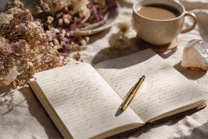 journaling et affirmations positives