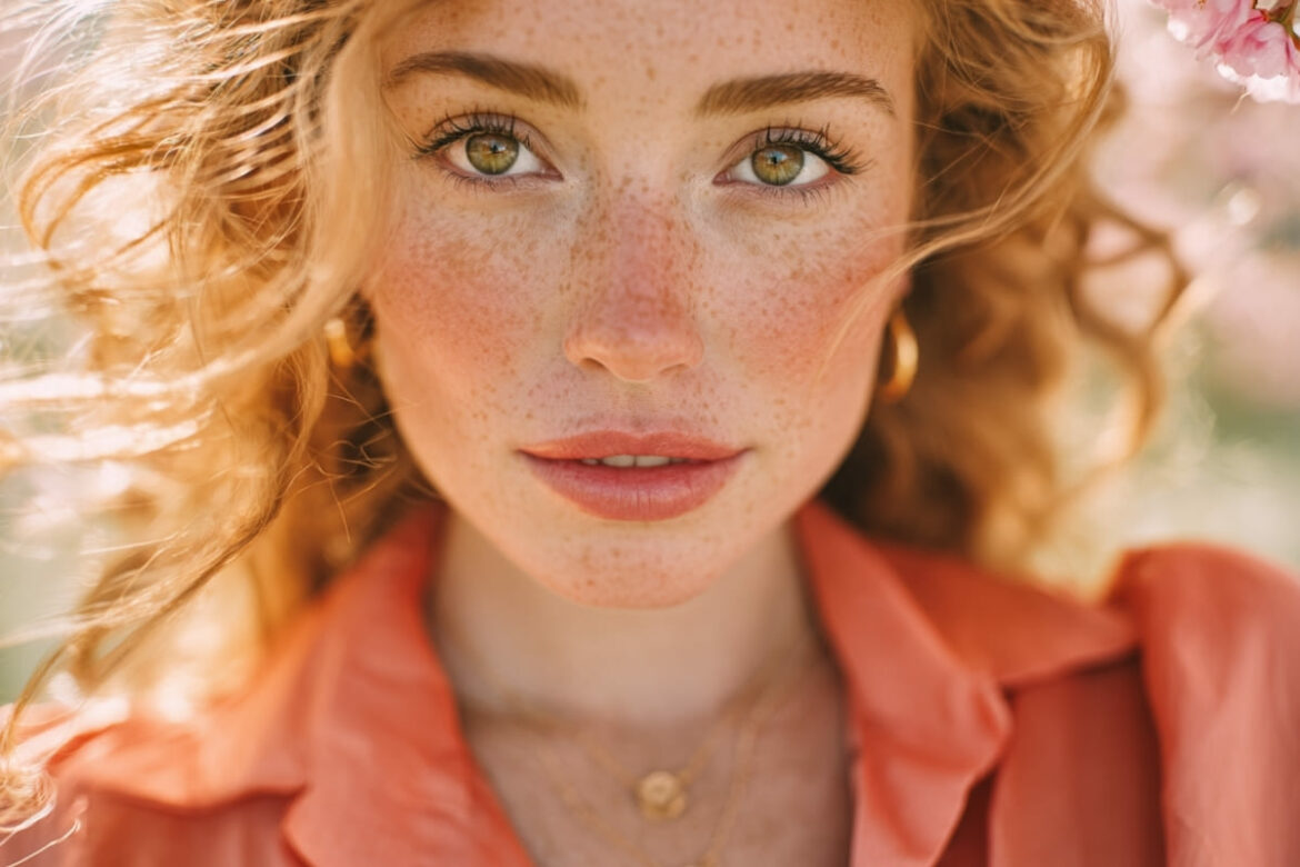 femme colorimétrie printemps