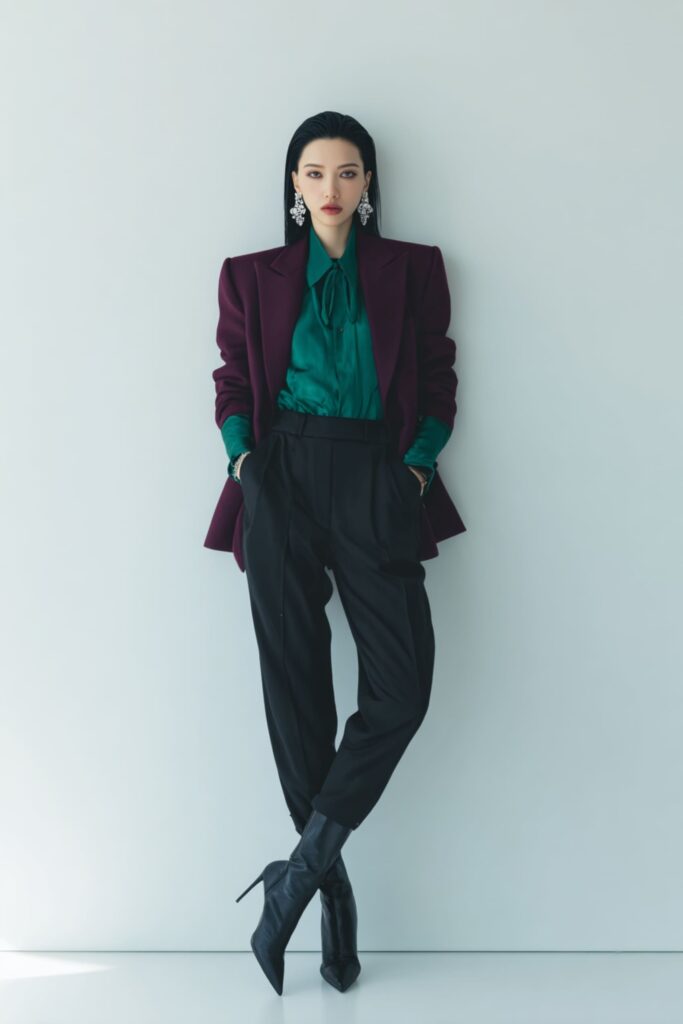 look femme colorimétrie hiver