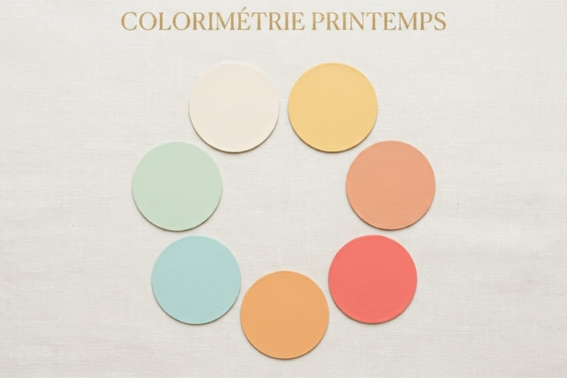 palette couleur colorimétrie printemps