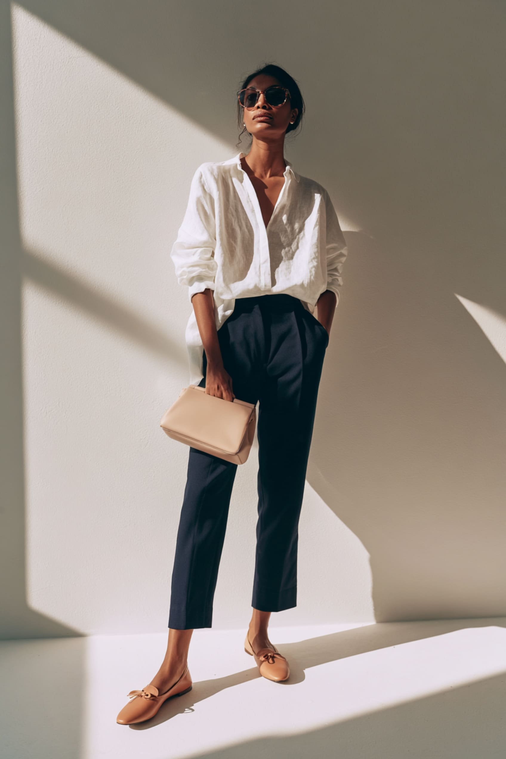 look femme quel pantalon ballerines