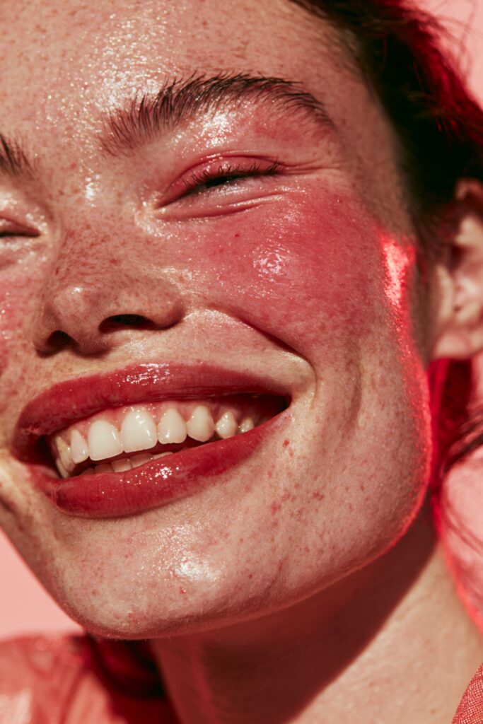 réaliser un strawberry makeup