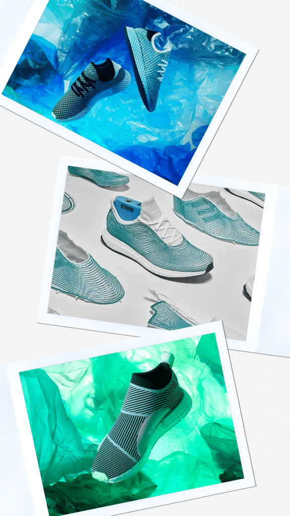 Absolème baskets Adidas en plastique recyclé