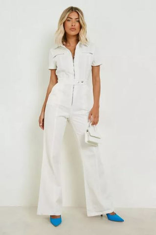 Absolème combinaison en jean style utilitaire