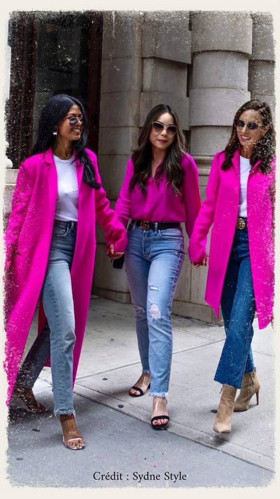 Absolème comment porter le rose flashy ?