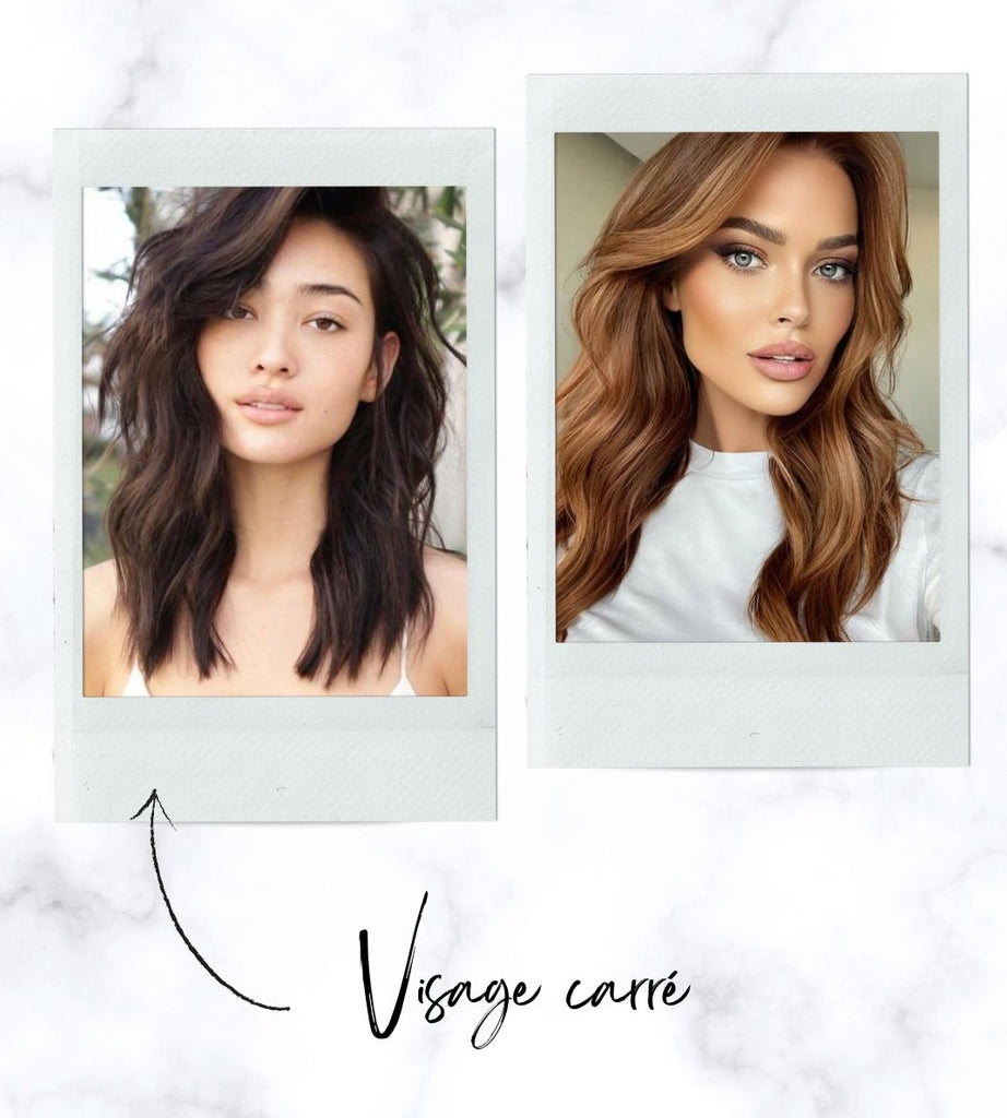 Absolème coupe de cheveux visage carré