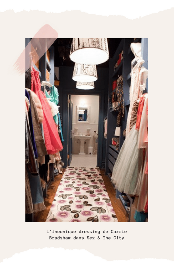 Absolème dressing Carrie Bradshaw Sex and The City