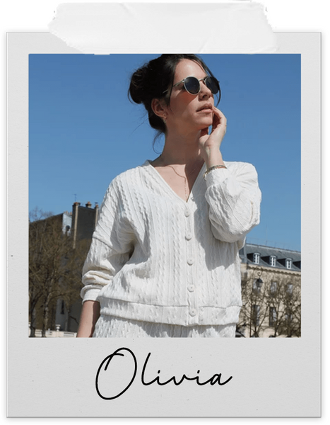 Absolème gilet cocooning blanc