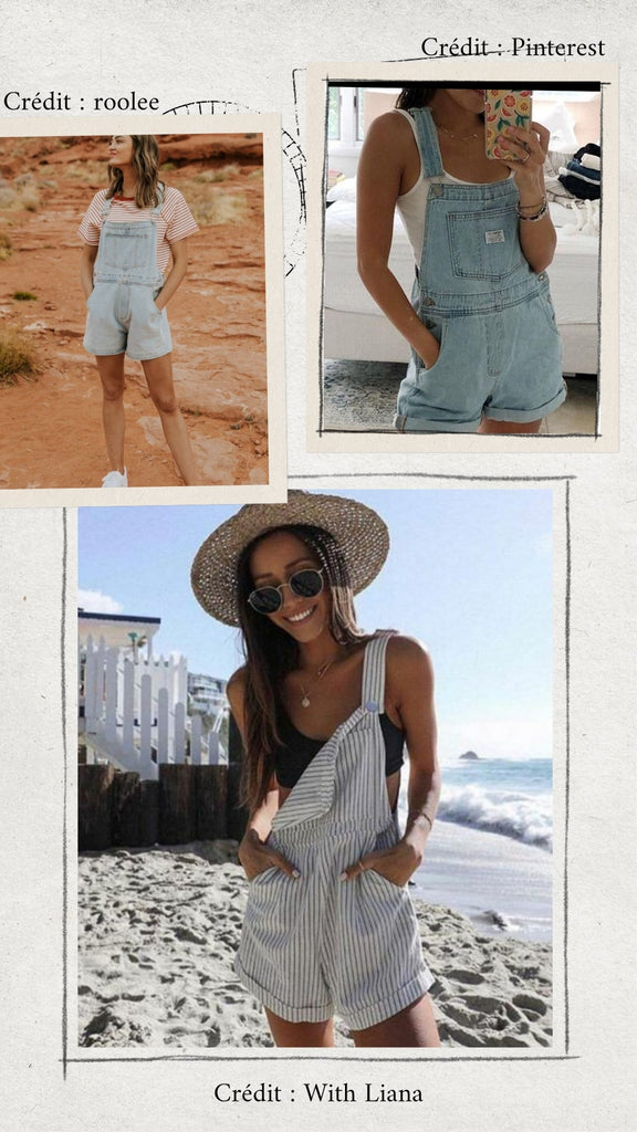 Absolème inspiration look avec une salopette short