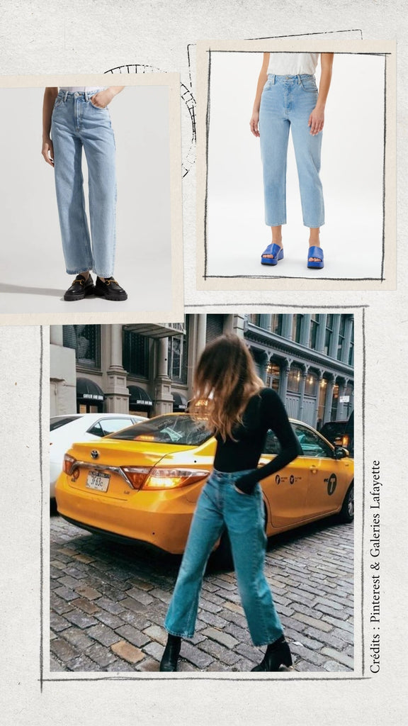 Absolème inspiration look jean droit
