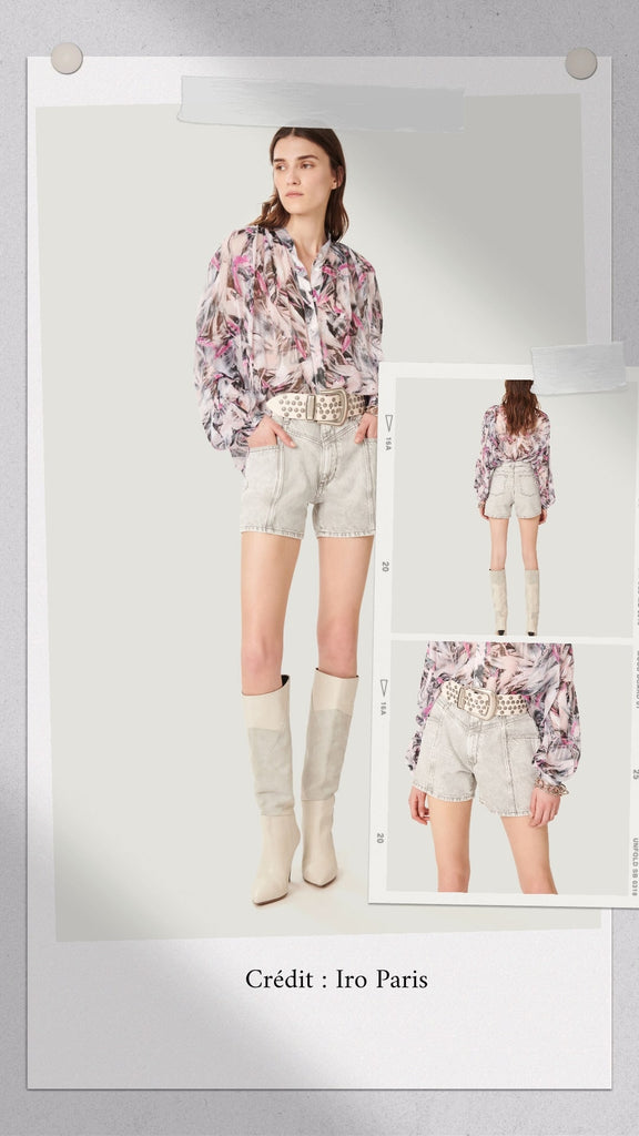 Absolème inspiration look short taille haute automne