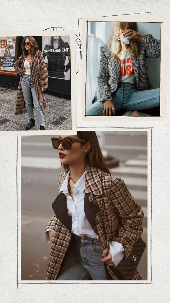 Absolème inspiration looks imprimé tartan
