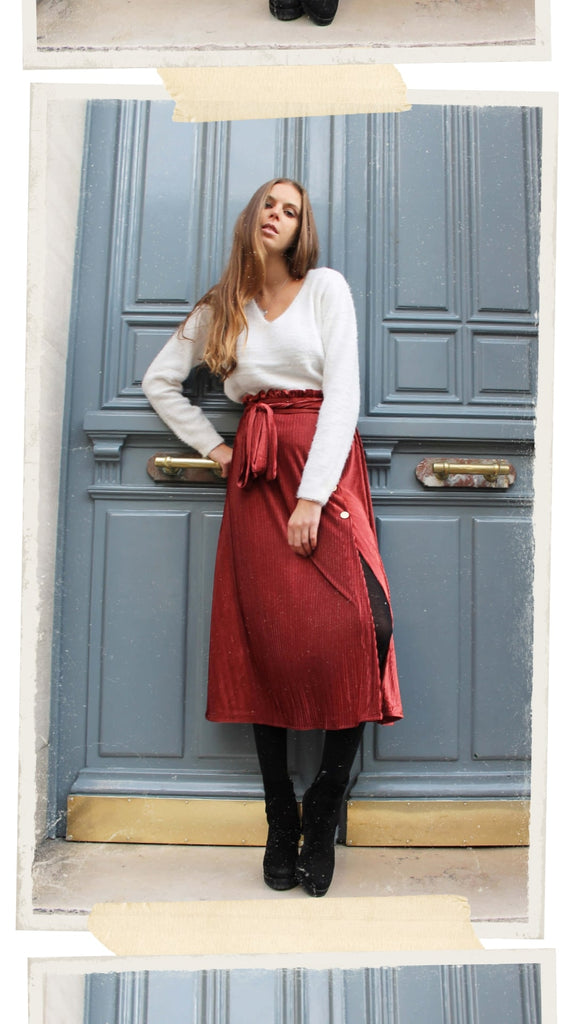 Absolème la jupe taille haute en hiver