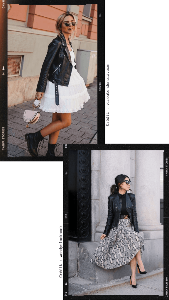 Absolème perfecto en cuir look romantique