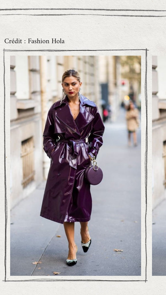 Absolème look ciré par temps pluvieux