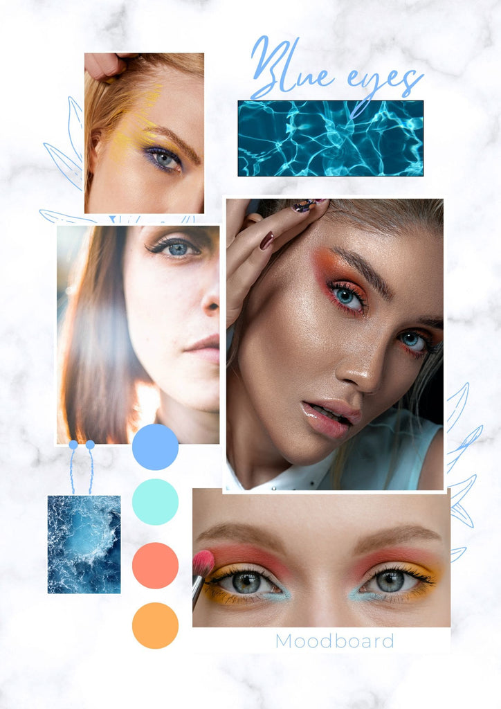 Absolème maquillage yeux bleus