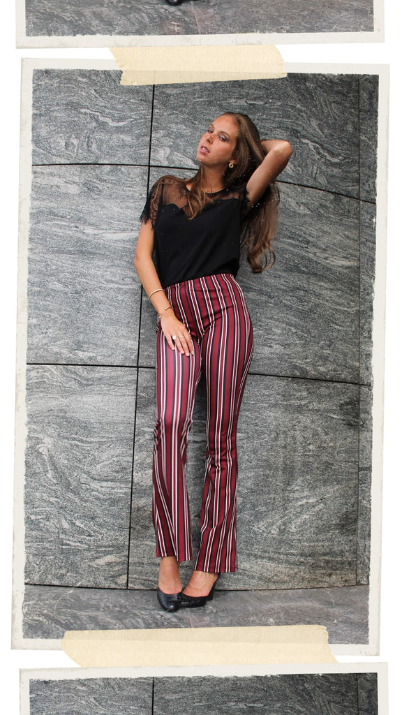 Absolème look pantalon pattes d'eph